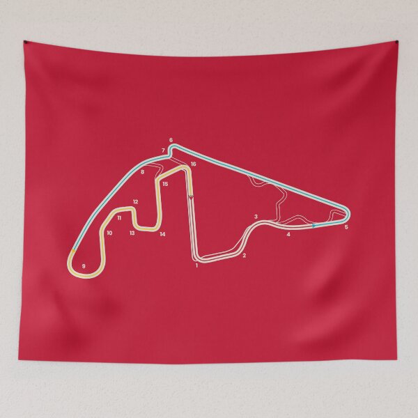 Item preview, Yas Marina Circuit - Abu Dhabi Grand Prix Motor Racing Circuit Map designed and sold by aio.