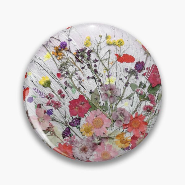 Item preview, A Little Bit In Love - contemporary flowers artwork designed and sold by ElisaTruemanArt.