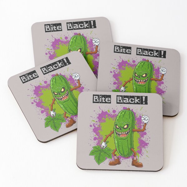 Item preview, Evil Cucumber - Vintage Monster Cartoon Style designed and sold by MBBialyPiksel.
