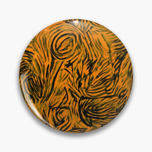 Item preview, Orange Black Tiger Rose Pattern designed and sold by SassyArtistry.