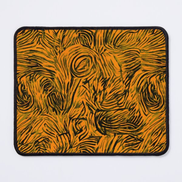 Item preview, Orange Black Tiger Rose Pattern designed and sold by SassyArtistry.