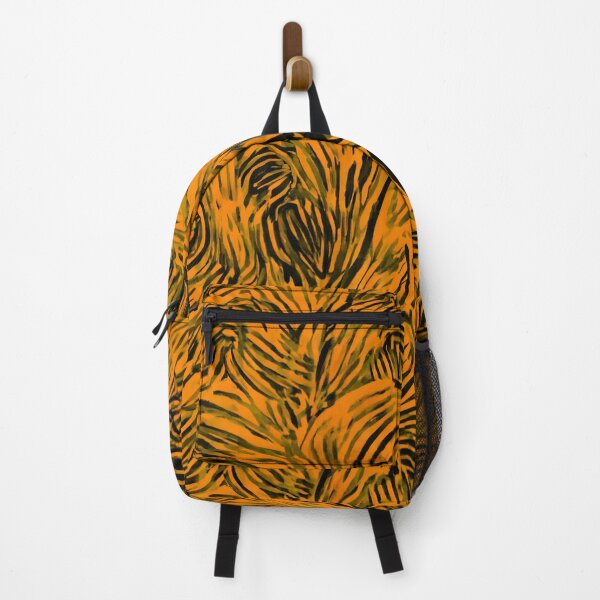 Item preview, Orange Black Tiger Rose Pattern designed and sold by SassyArtistry.