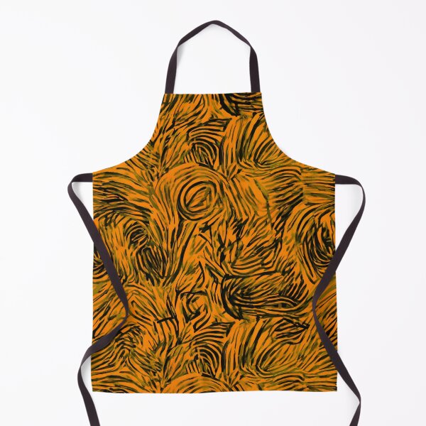 Item preview, Orange Black Tiger Rose Pattern designed and sold by SassyArtistry.