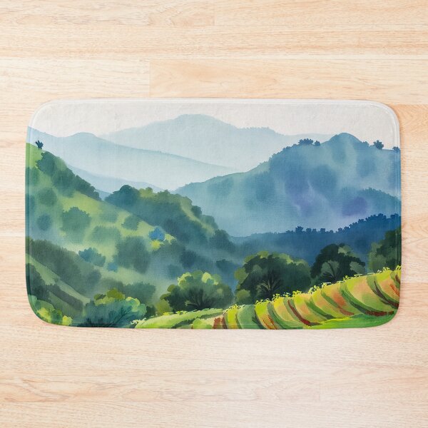 Item preview, Wildflower Meadow Rolling Hills designed and sold by SassyArtistry.