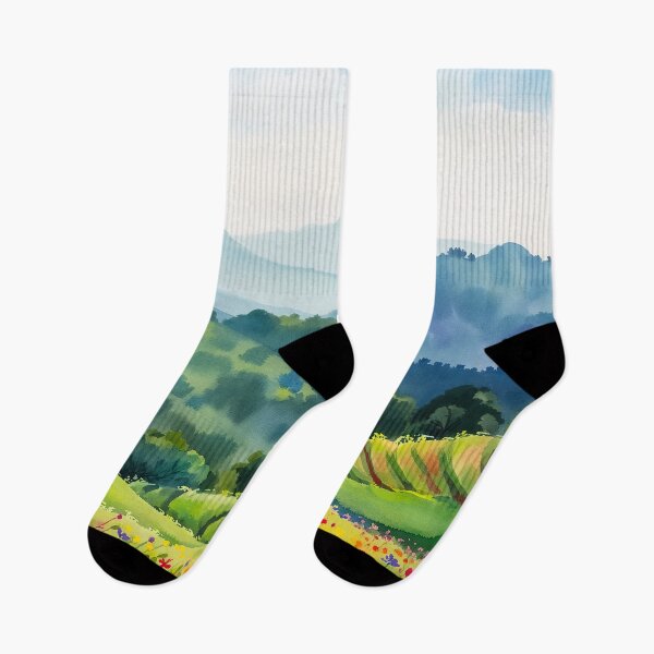 Item preview, Wildflower Meadow Rolling Hills designed and sold by SassyArtistry.