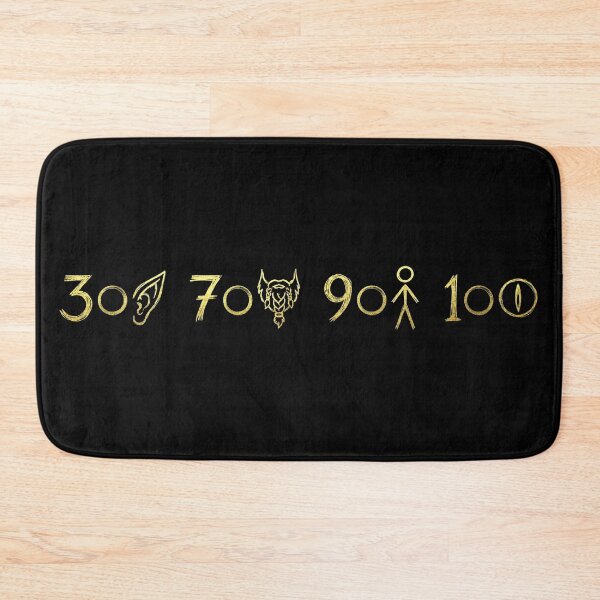 Item preview, Fantasy Races Numbers Gold Texture Symbols designed and sold by Fenay Designs.