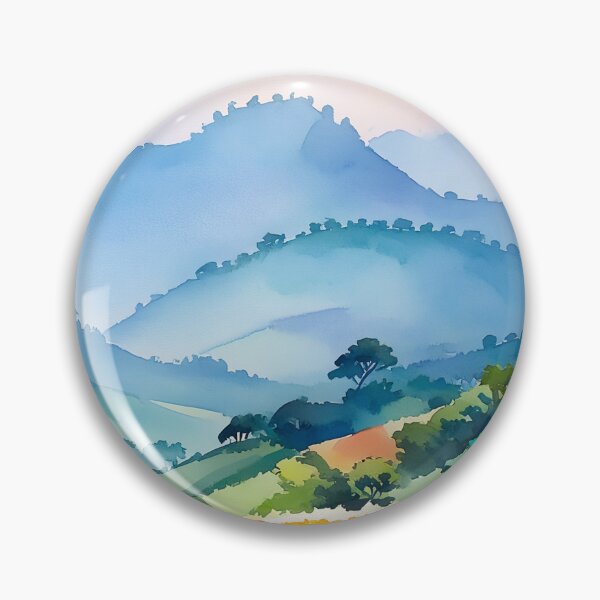 Item preview, Colorful Wildflower Valley Landscape designed and sold by SassyArtistry.