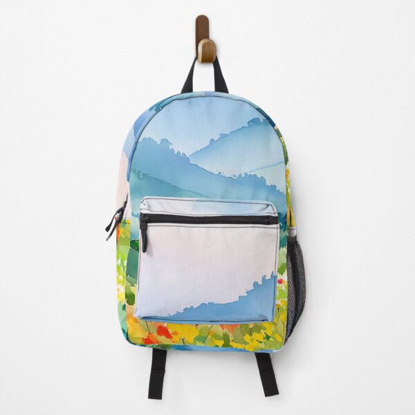 Item preview, Colorful Wildflower Valley Landscape designed and sold by SassyArtistry.