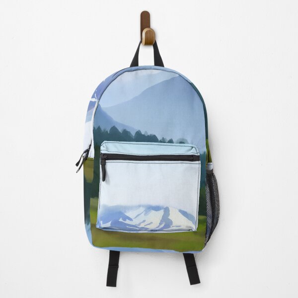 Item preview, Snowy Mountain Meadow Landscape designed and sold by SassyArtistry.