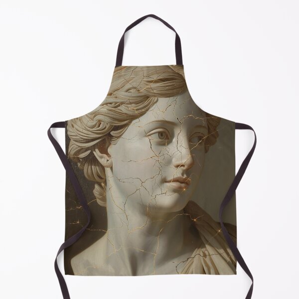Item preview, Aphrodite of Cyprus – Golden Cracked Marble Goddess designed and sold by CreationbyNiki.