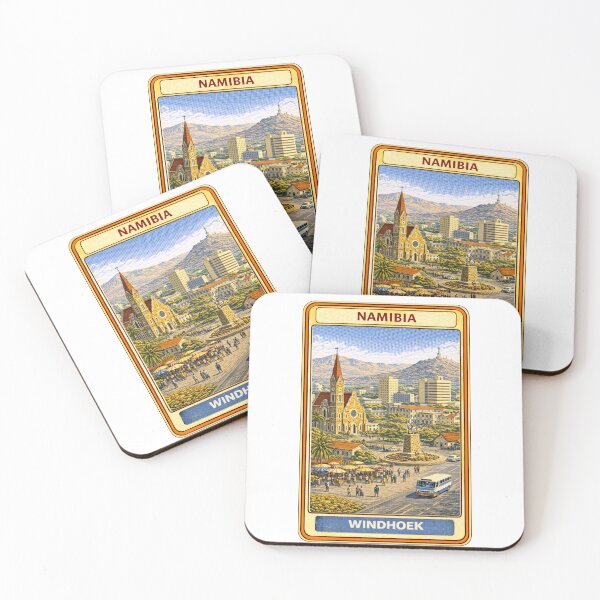 Item preview, Windhoek Namibia Vintage Travel Poster Art designed and sold by CLOUTKULT.