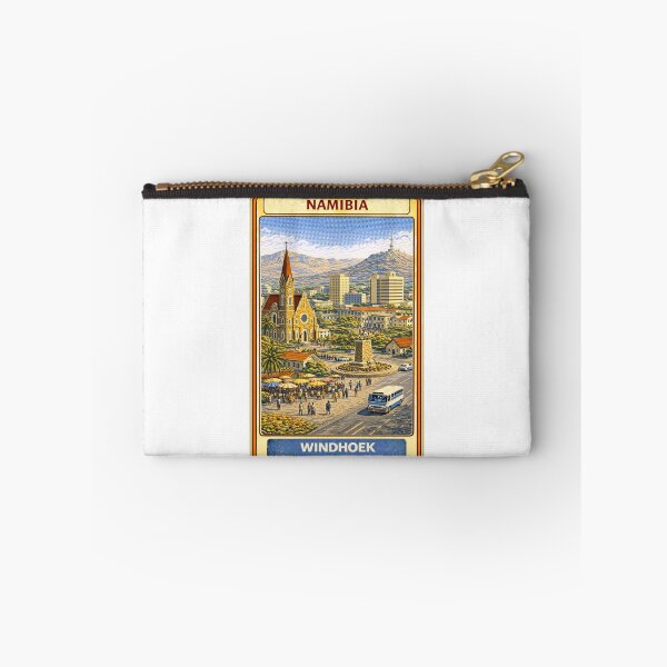 Item preview, Windhoek Namibia Vintage Travel Poster Art designed and sold by CLOUTKULT.