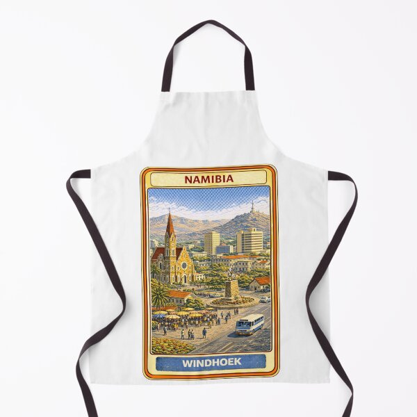 Item preview, Windhoek Namibia Vintage Travel Poster Art designed and sold by CLOUTKULT.