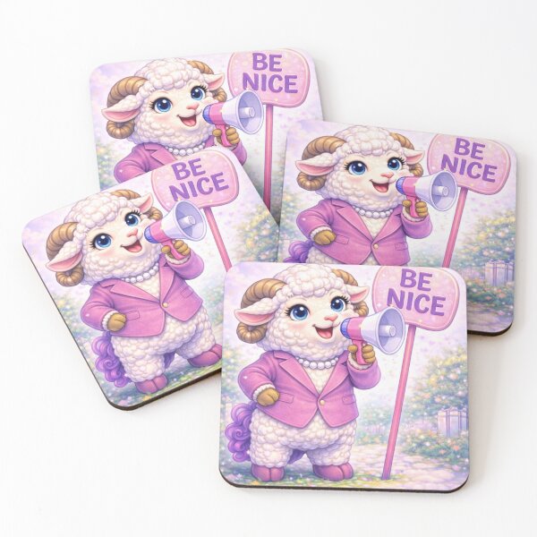 Item preview, Moral Majority Ewe - “Be Nice” Enforcement Squad (My Little Sheep Parody) designed and sold by Thpoar.