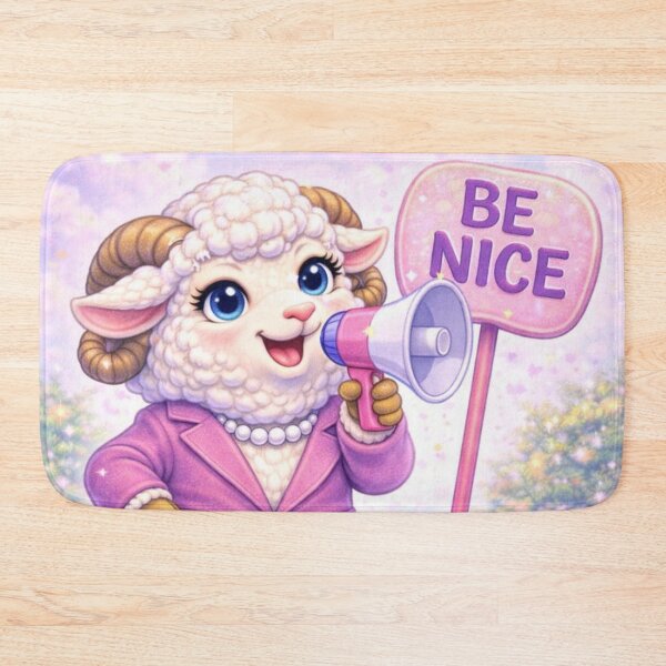 Item preview, Moral Majority Ewe - “Be Nice” Enforcement Squad (My Little Sheep Parody) designed and sold by Thpoar.