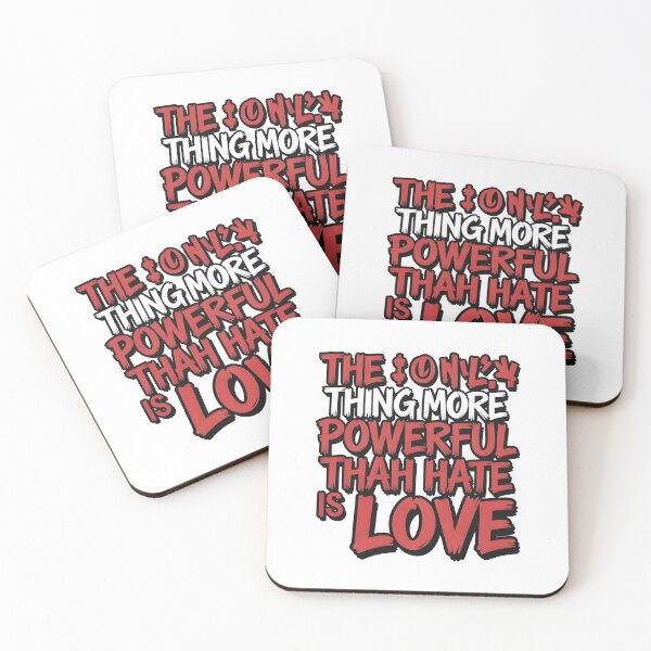 Item preview, The Only Thing More Powerful Than Hate Is Love designed and sold by Uglyandcute.