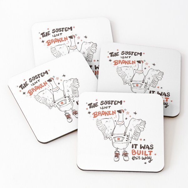 Item preview, Anti-Capitalist Goose - The System Wasn't Built This Way designed and sold by JossDesign15.