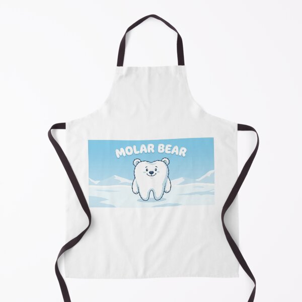 Item preview, Molar Bear - Cute Polar Bear Tooth Pun & Dental Humor designed and sold by DrToothStudio.