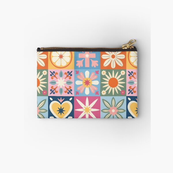 Item preview, Modern Pastel Boho Floral Patchwork Quilt Seamless Pattern Folk Scandinavian Style designed and sold by FRH Design ⭐⭐⭐⭐⭐.