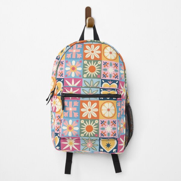 Item preview, Modern Pastel Boho Floral Patchwork Quilt Seamless Pattern Folk Scandinavian Style designed and sold by FRH Design ⭐⭐⭐⭐⭐.