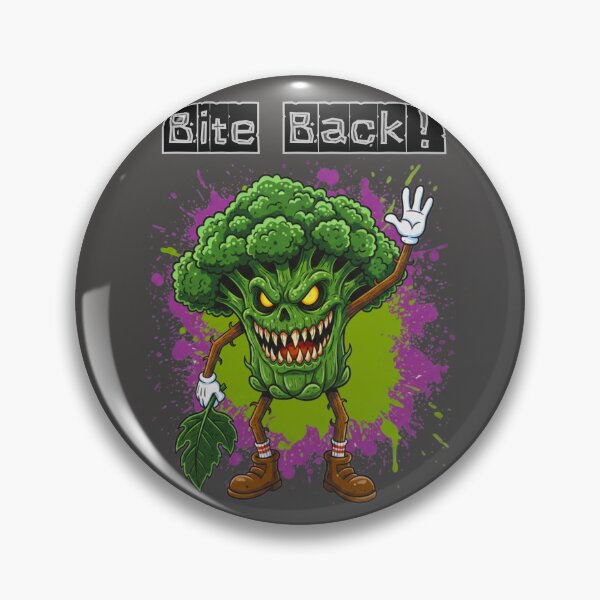 Item preview, Evil Broccoli - Vintage Monster Cartoon Style designed and sold by MBBialyPiksel.