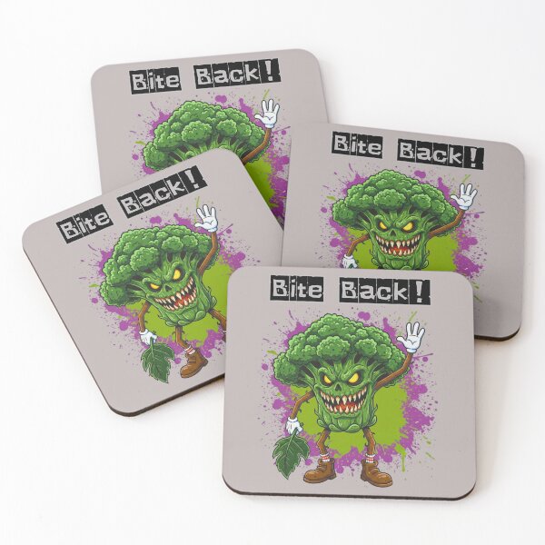 Item preview, Evil Broccoli - Vintage Monster Cartoon Style designed and sold by MBBialyPiksel.