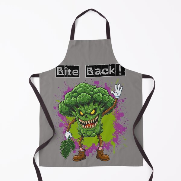 Item preview, Evil Broccoli - Vintage Monster Cartoon Style designed and sold by MBBialyPiksel.
