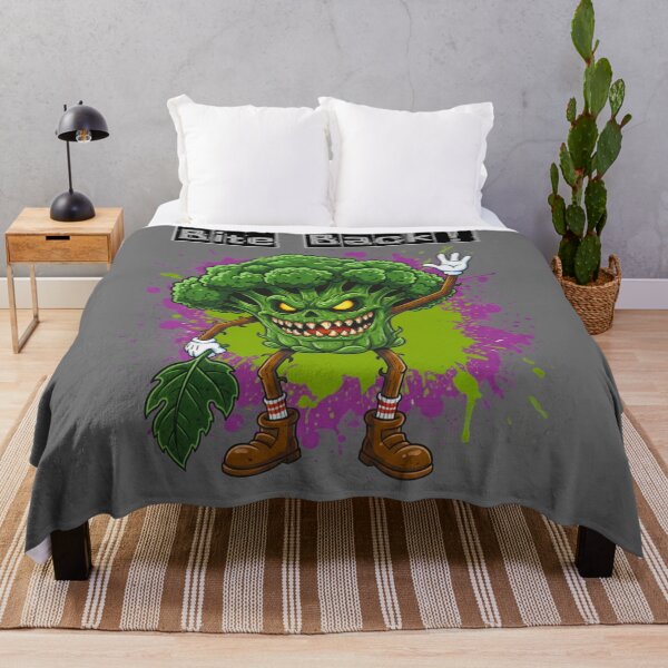 Item preview, Evil Broccoli - Vintage Monster Cartoon Style designed and sold by MBBialyPiksel.
