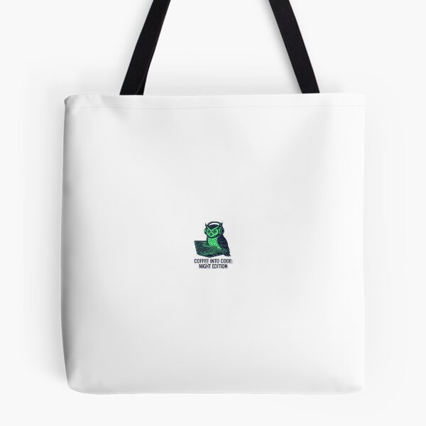 Item preview, Funny Night Owl Programmer - Coffee to Code - Minimalist Tech Art designed and sold by islamsino.