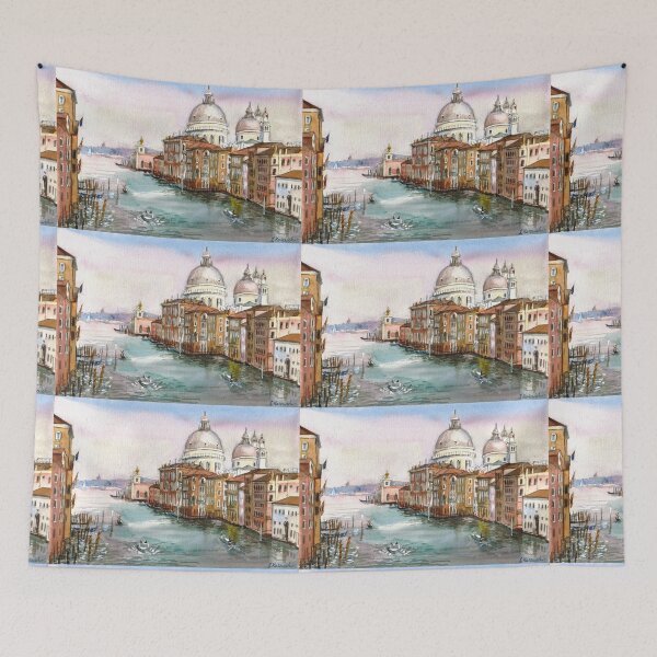 Item preview, Venice view. Grand Canal. Italy. Watercolor painting designed and sold by Colibri77.