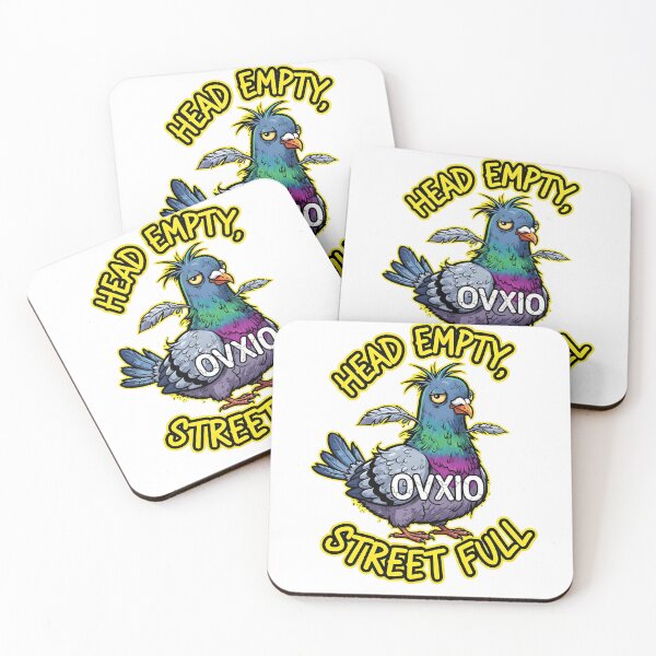 Item preview, Head Empty Street Full - Funny Pigeon Urban Humor designed and sold by OVXIO.