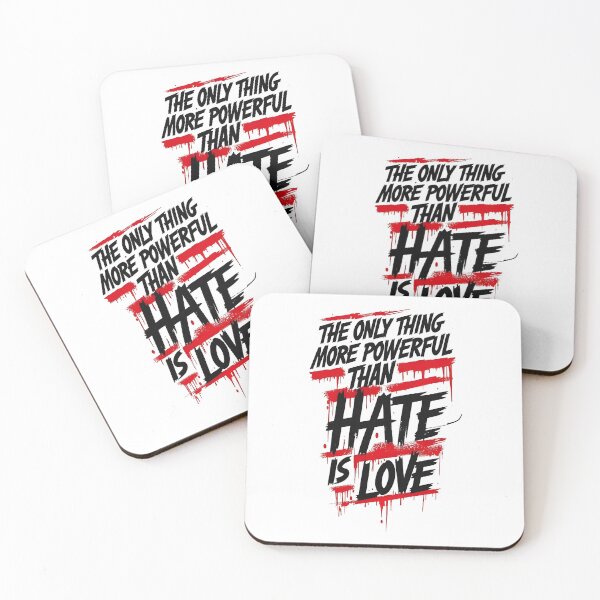 Item preview, The Only Thing More Powerful Than Hate Is Love designed and sold by Uglyandcute.