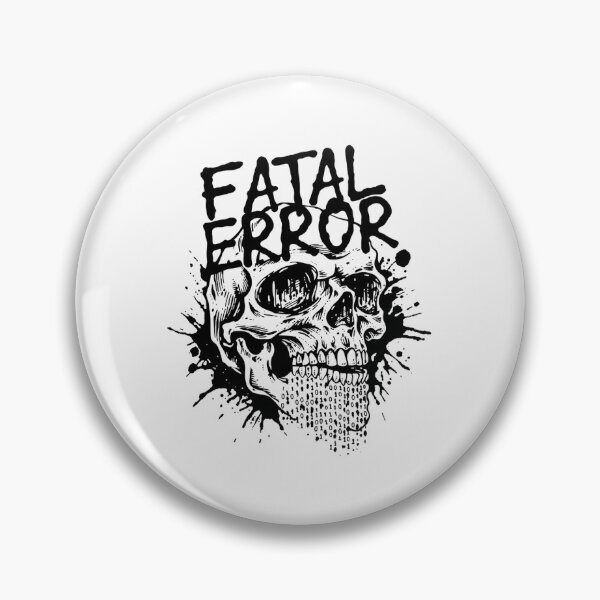 Item preview, Distressed Skull Glitch Fatal Error designed and sold by SignumShop.