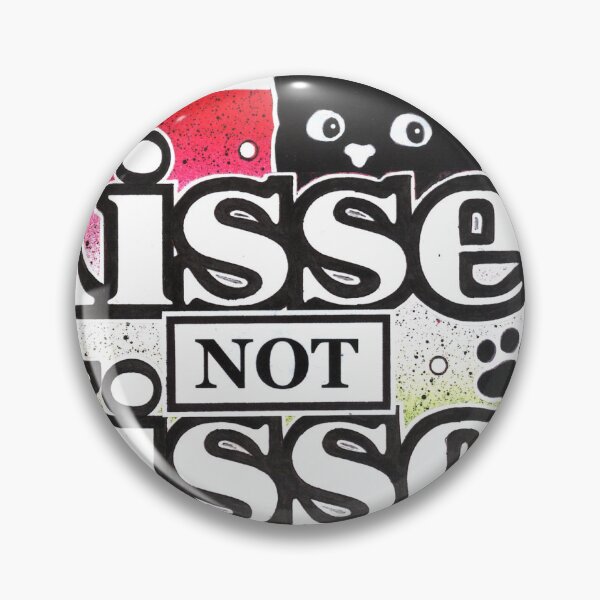 Item preview, Kisses Not Hisses designed and sold by RoszelleArt.