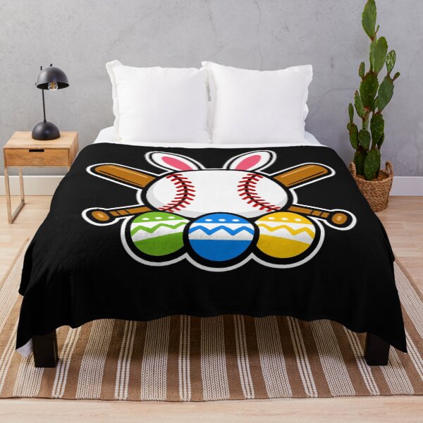 Item preview, Kids Baseball Player Easter Bunny Ears Eggs Boys Youth designed and sold by clothesy7.
