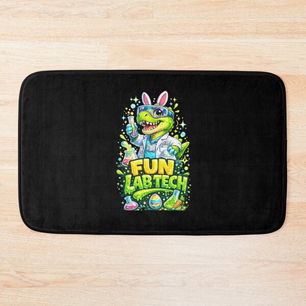 Item preview, Funny Lab Tech Easter Bunny Scientist Dinosaur – Cute Medical Laboratory Humor designed and sold by ClinicalHubs.