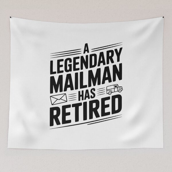 Item preview, A Legendary Mailman Has Retired designed and sold by Frank Ring.