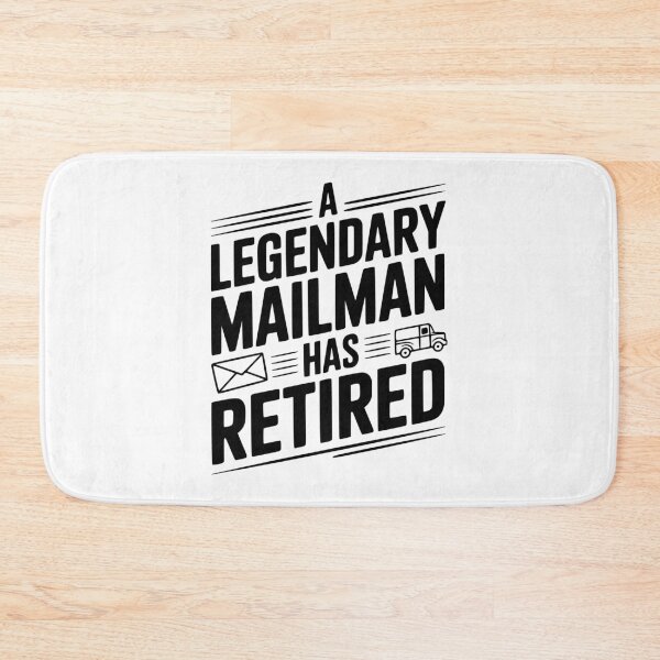 Item preview, A Legendary Mailman Has Retired designed and sold by Frank Ring.