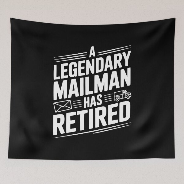 Item preview, A Legendary Mailman Has Retired designed and sold by Frank Ring.