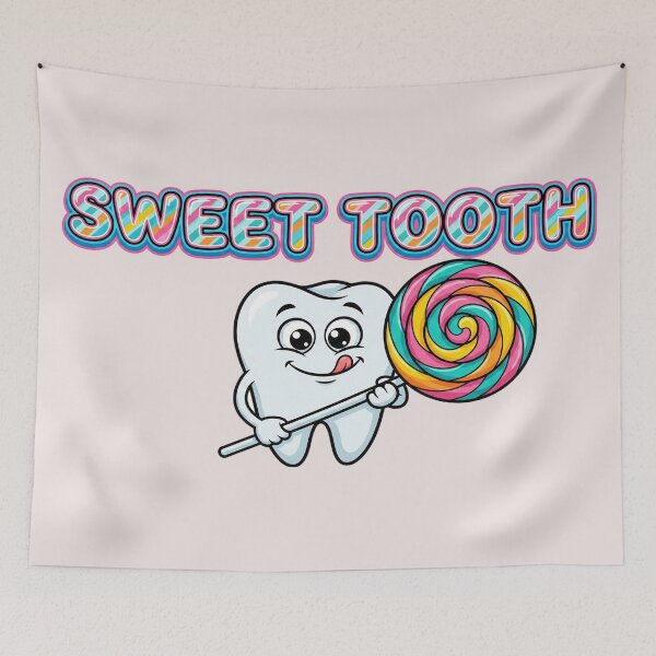 Item preview, Sweet Tooth - Funny Dental Pun & Candy Lollipop Gift designed and sold by DrToothStudio.