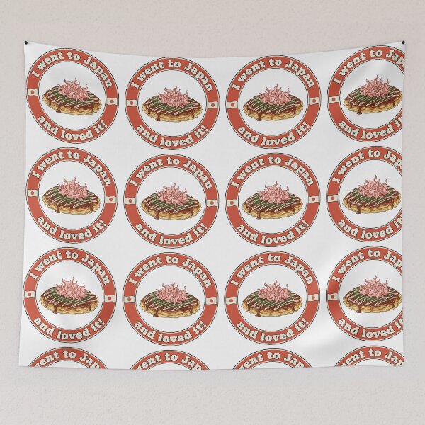 Item preview, Retro Japanese Okonomiyaki Logo - I Went To Japan And Loved It! designed and sold by Studio-MiMi.