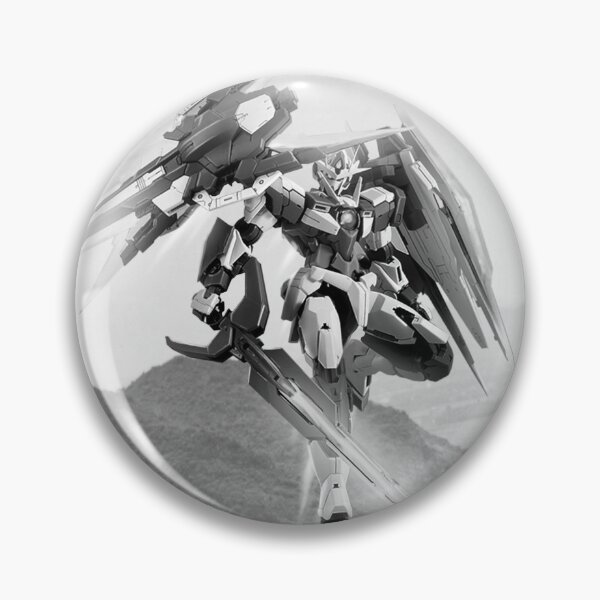 Item preview, black white GNT-0000 00 Qan[T] exia gundam remaster Setsuna F. Seiei digital art designed and sold by sabartgunpla.