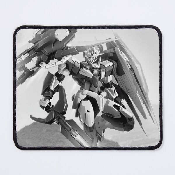 Item preview, black white GNT-0000 00 Qan[T] exia gundam remaster Setsuna F. Seiei digital art designed and sold by sabartgunpla.