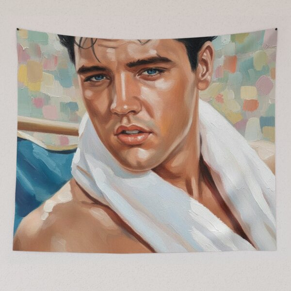 Item preview, Sun-Drenched Legend: Iconic Summer Heartthrob Art designed and sold by Art's Diner.