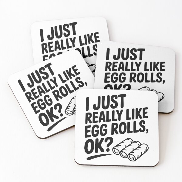 Item preview, I Just Really Like Egg Rolls Ok? designed and sold by Frank Ring.