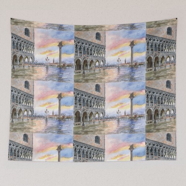 Item preview, St. Mark's Square in Venice. Italy. Watercolor painting designed and sold by Colibri77.