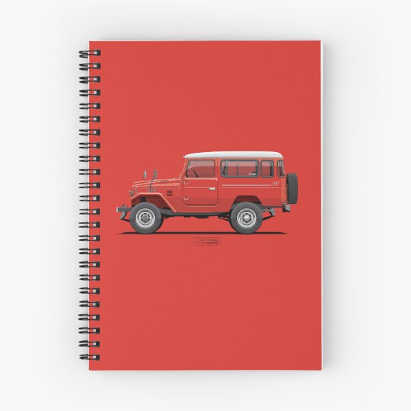 Item preview, FJ43 Hardtop Freeborn Red BJ43V – 40 Series Classic Utility 4x4 Illustration | ARVwerks designed and sold by ARVwerks.