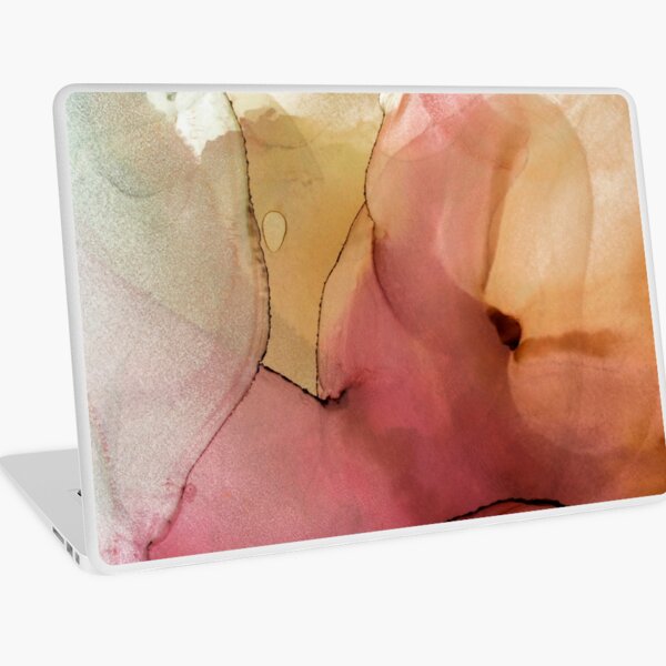 Summer Nectar, Pastel Abstract Painting Laptop Skin