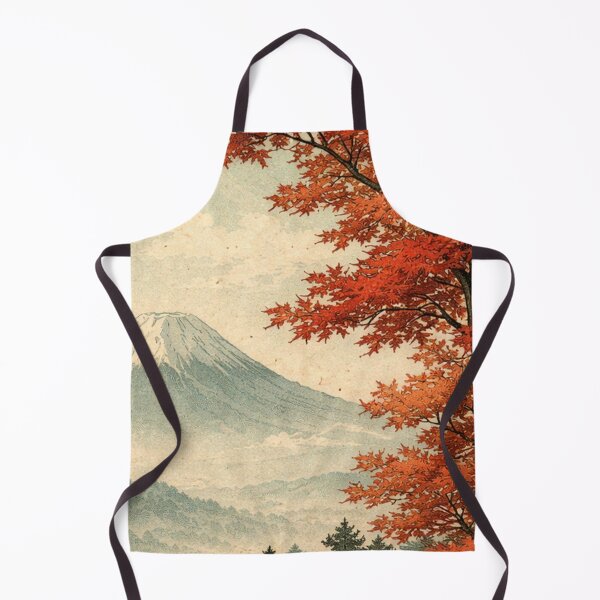 Item preview, Autumn Red Maple Tree Mountain Landscape designed and sold by SassyArtistry.