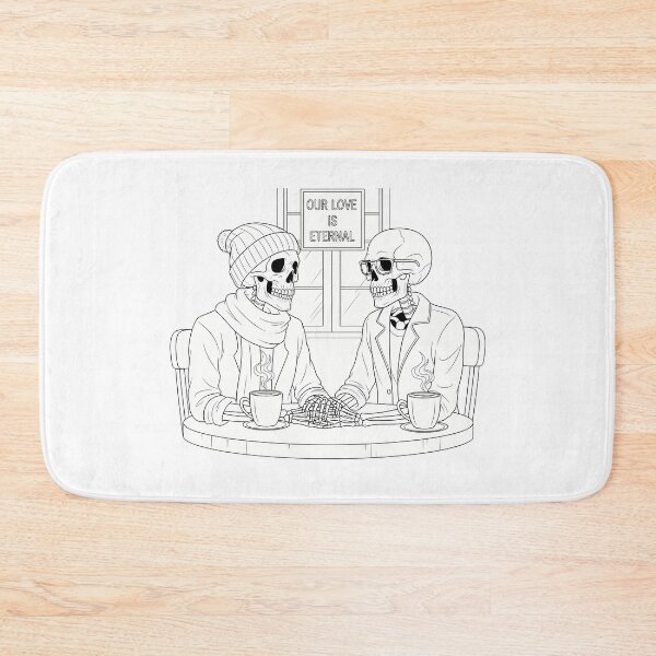 Item preview, Skeleton Couple Eternal Love Dark Romance designed and sold by Shoot-The-Moon.